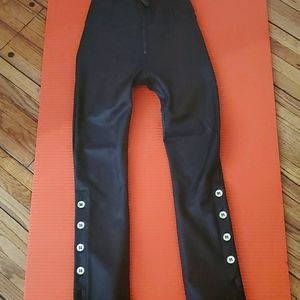 NW/O tags, faux leather pants.